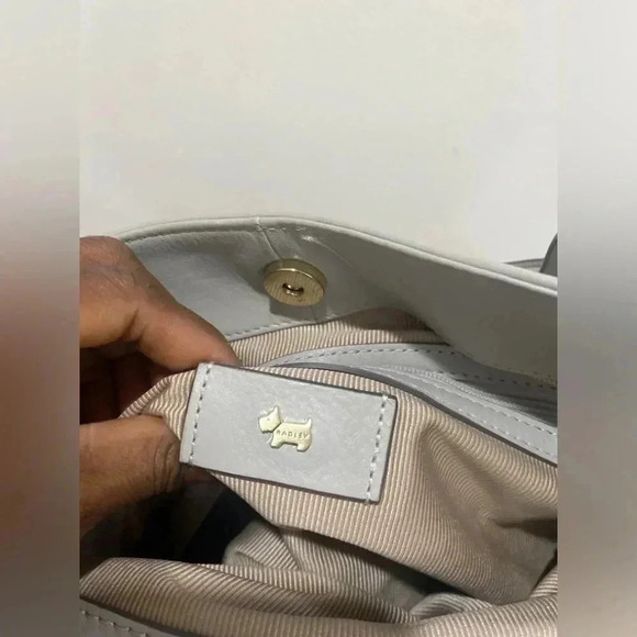 Radley London Baylis Soft Blue Leather Purse - Picture 10 of 11